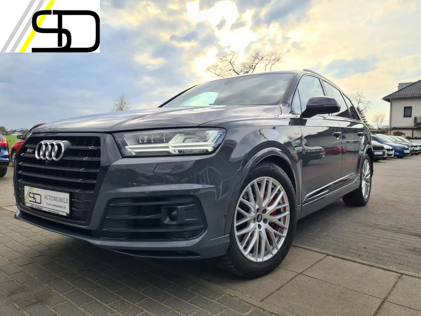 Audi SQ7 4.0 TDI quattro*Matrix*Luft*Head up*Pano*AHK Gris - 1