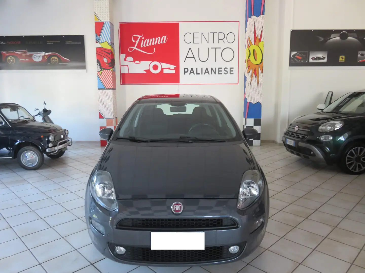 Fiat Punto Punto III 2012 5p 1.2 Lounge E6 Grigio - 1
