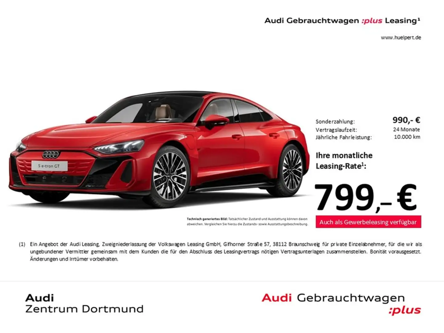 Audi e-tron GT quattro PANO B&O 360CAM HEAD-UP LM20 Rojo - 1