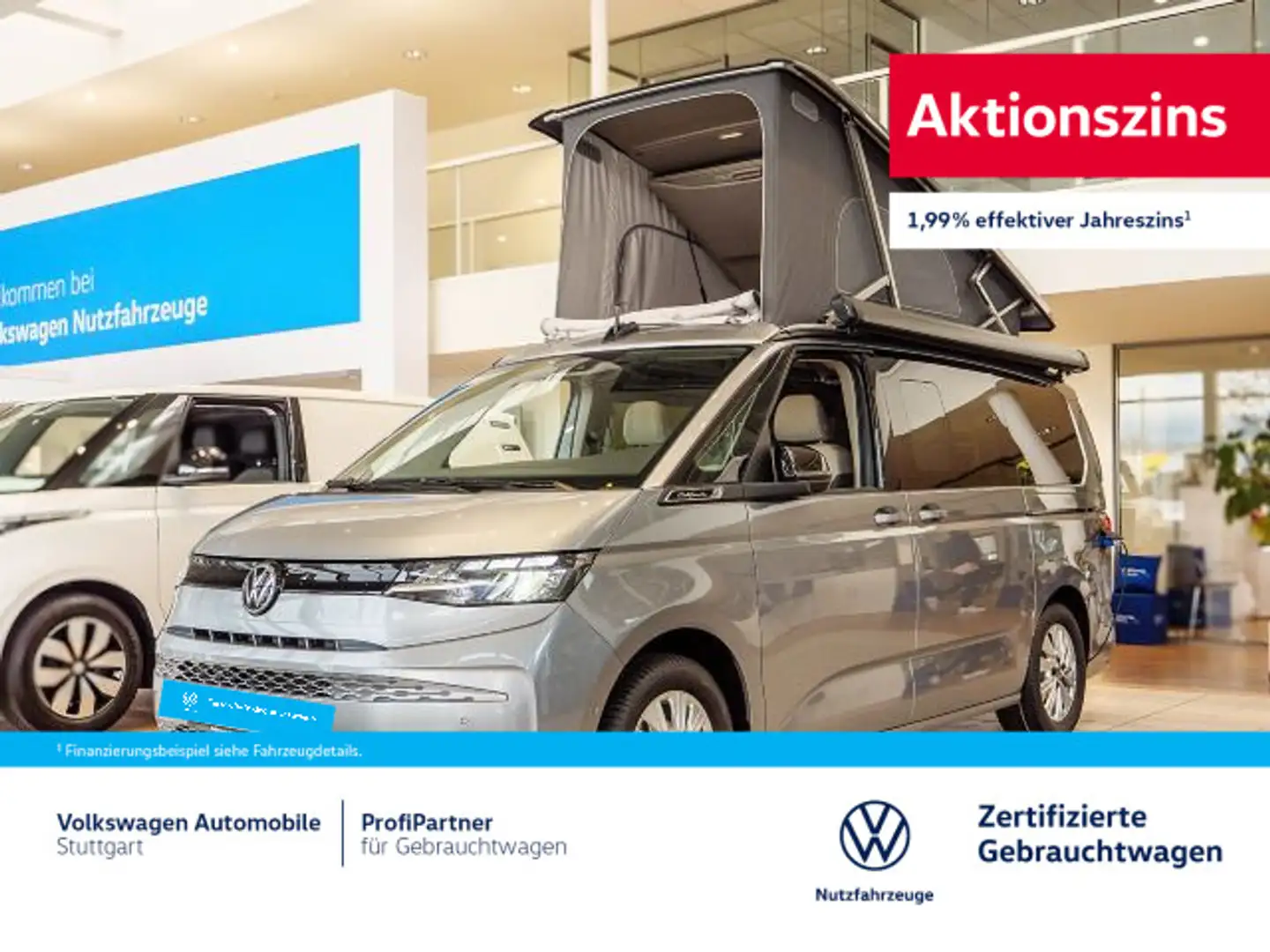Volkswagen T7 California Beach Camper DSG 2.0 TDI Euro 6 e Argent - 1