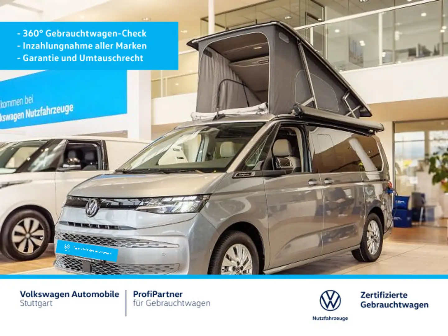 Volkswagen T7 California Beach Camper DSG 2.0 TDI Euro 6 e Argent - 2