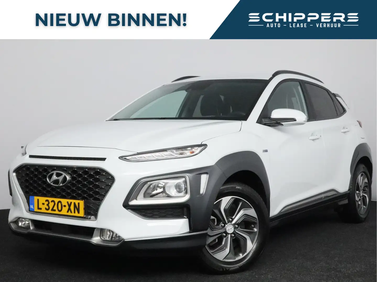 Hyundai KONA 1.6 GDI HEV Fashion | Trekhaak | Apple Carplay | Weiß - 1