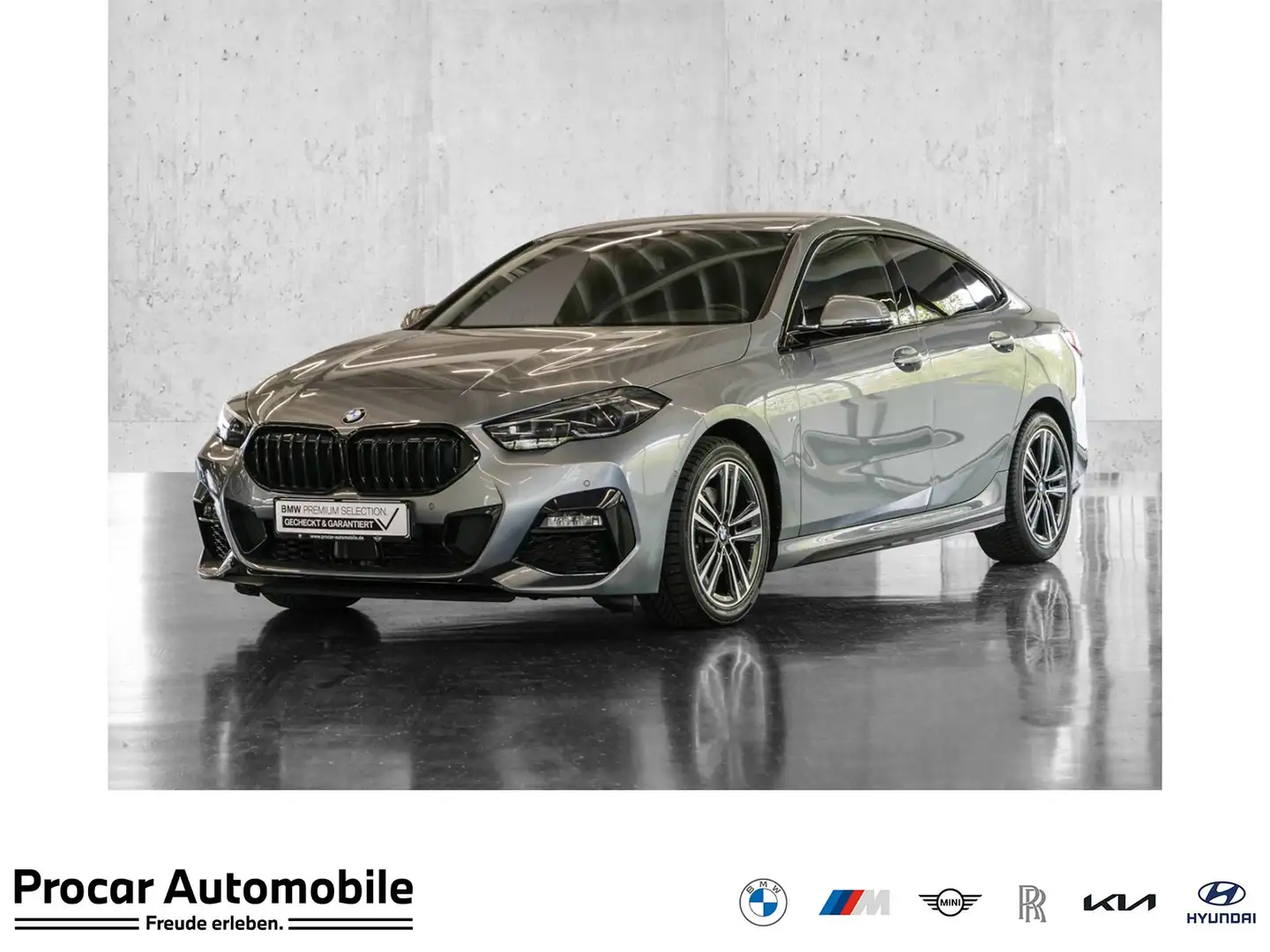 BMW 218 d M-Sport Nav LED Drive+Park Shz DAB Grau - 1