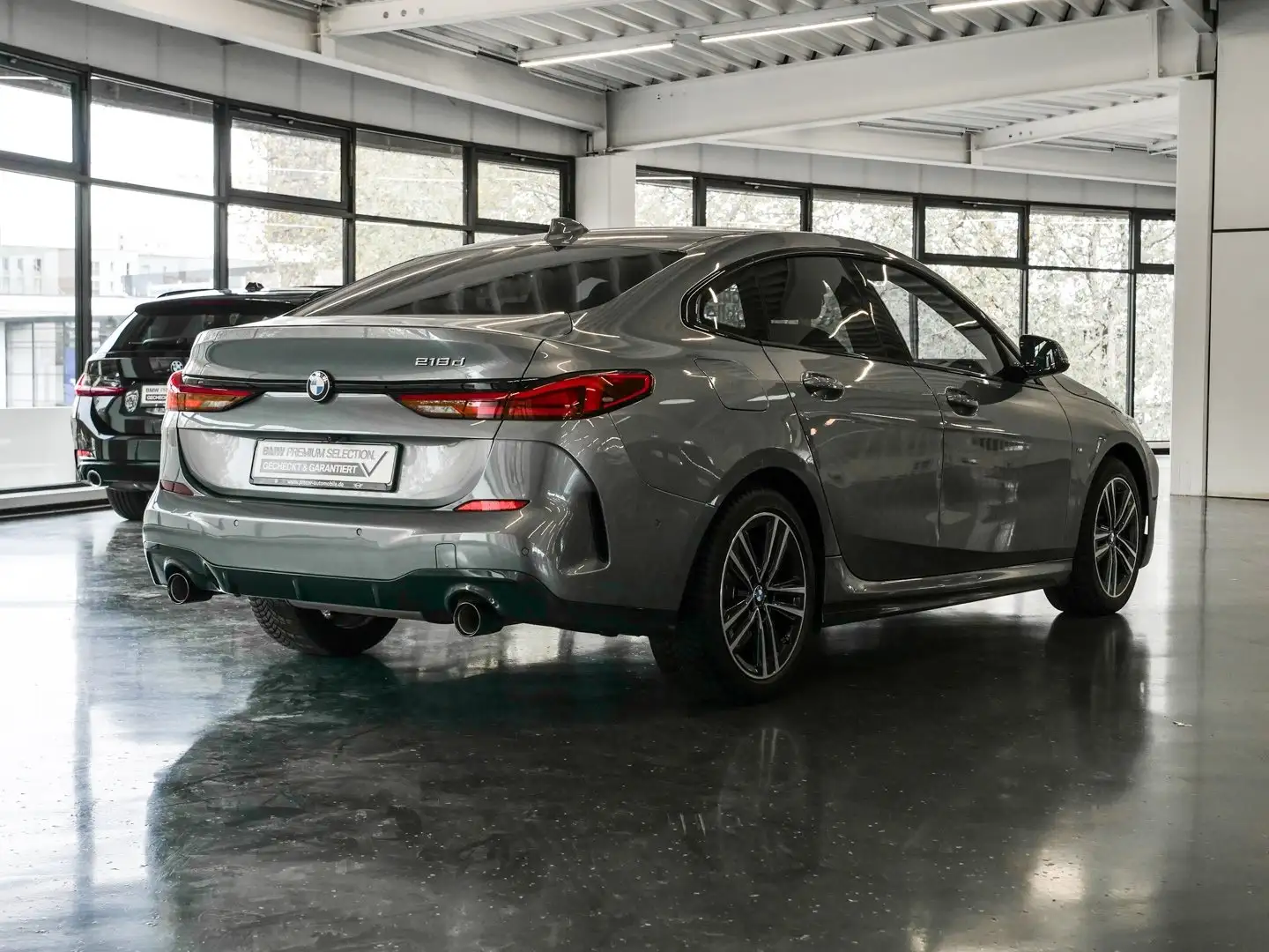 BMW 218 d M-Sport Nav LED Drive+Park Shz DAB Grau - 2