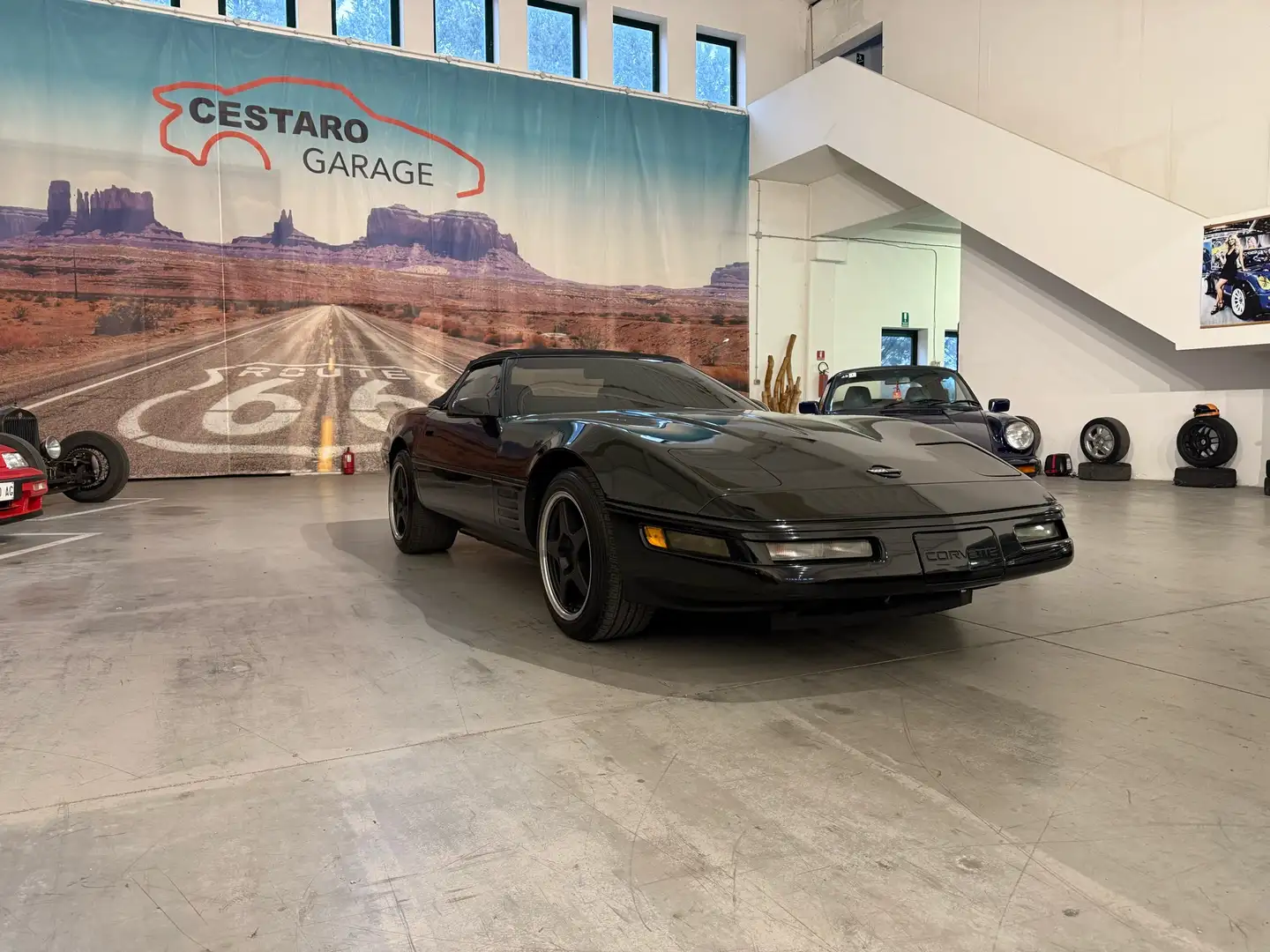 Corvette C4 cabrio Чорний - 2