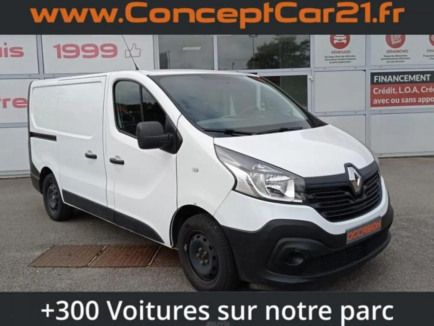 Renault Trafic 1.6 dCi 95cv Fourgon Grand Confort L1H1 TVA RECUPE Blanc - 1