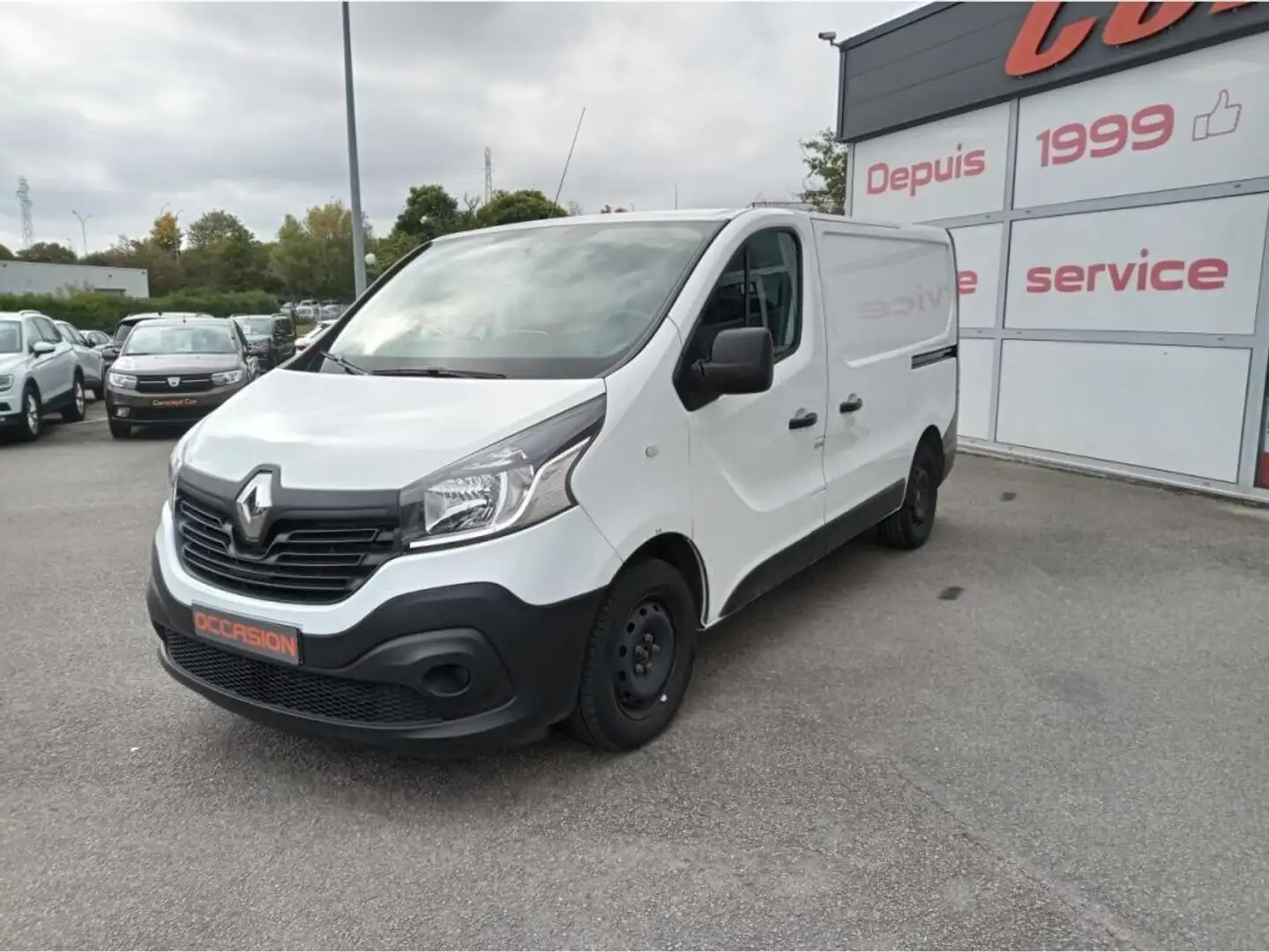 Renault Trafic 1.6 dCi 95cv Fourgon Grand Confort L1H1 TVA RECUPE Blanc - 2