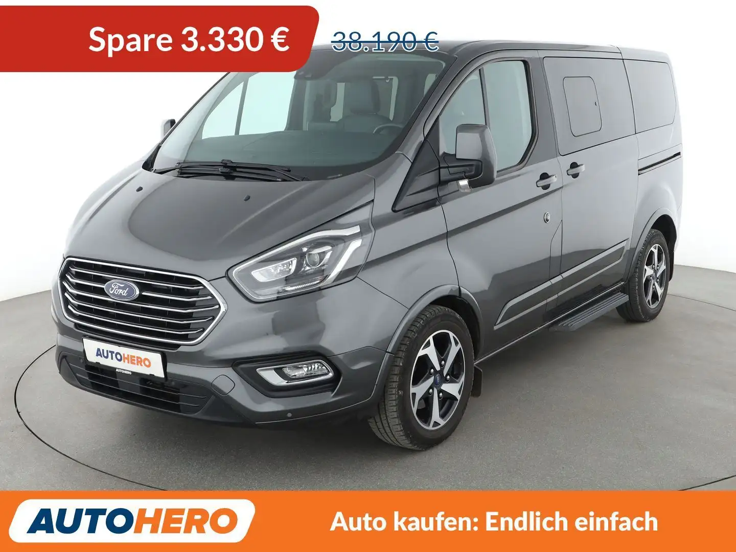 Ford Tourneo Custom 2.0 TDCi 320 L1 Tourneo Titanium X Aut.*NAV*ACC*SH Grau - 1