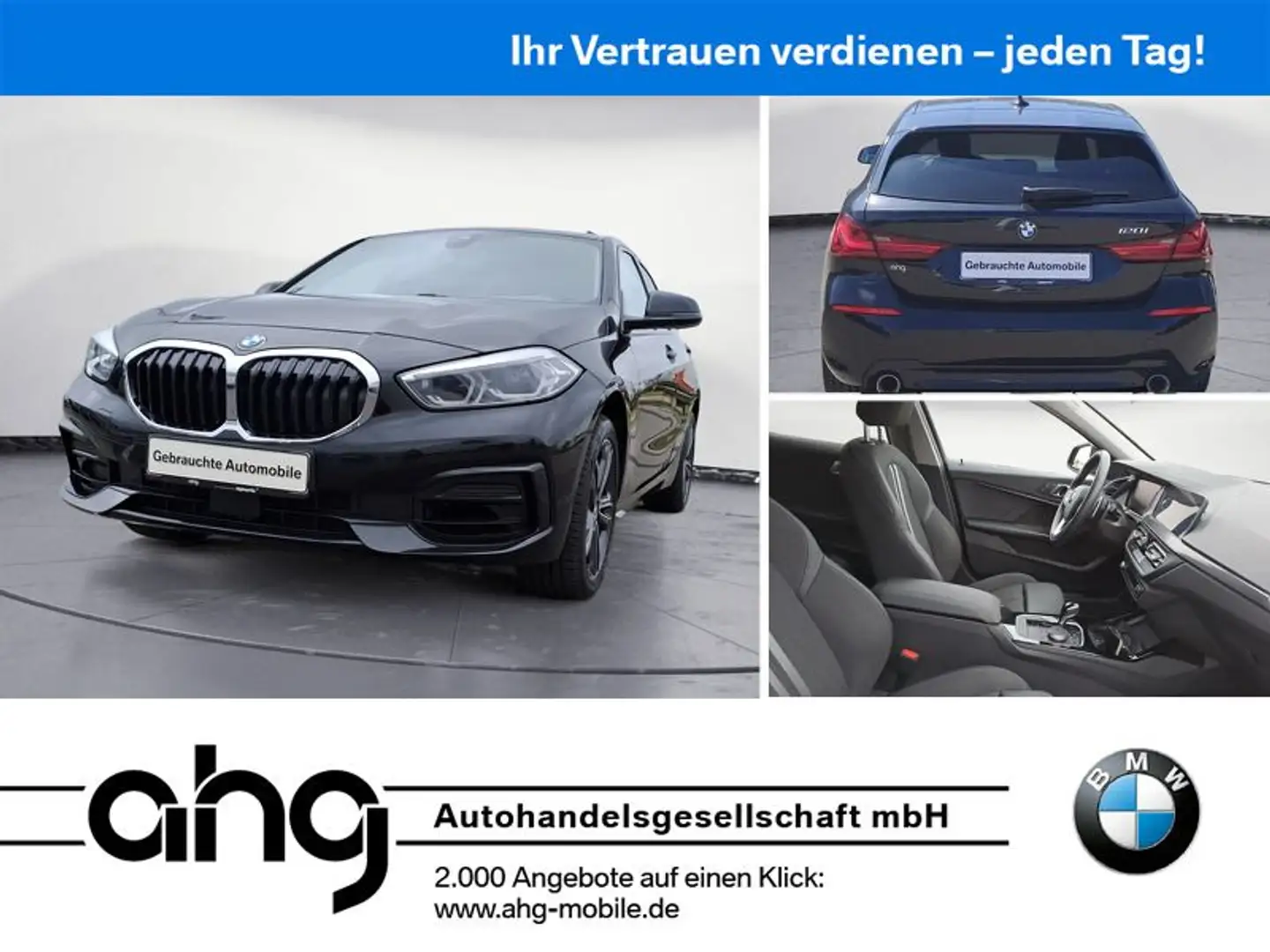 BMW 120 i Sport Line Steptronic Adapt.LED. Komfortz. Schwarz - 1