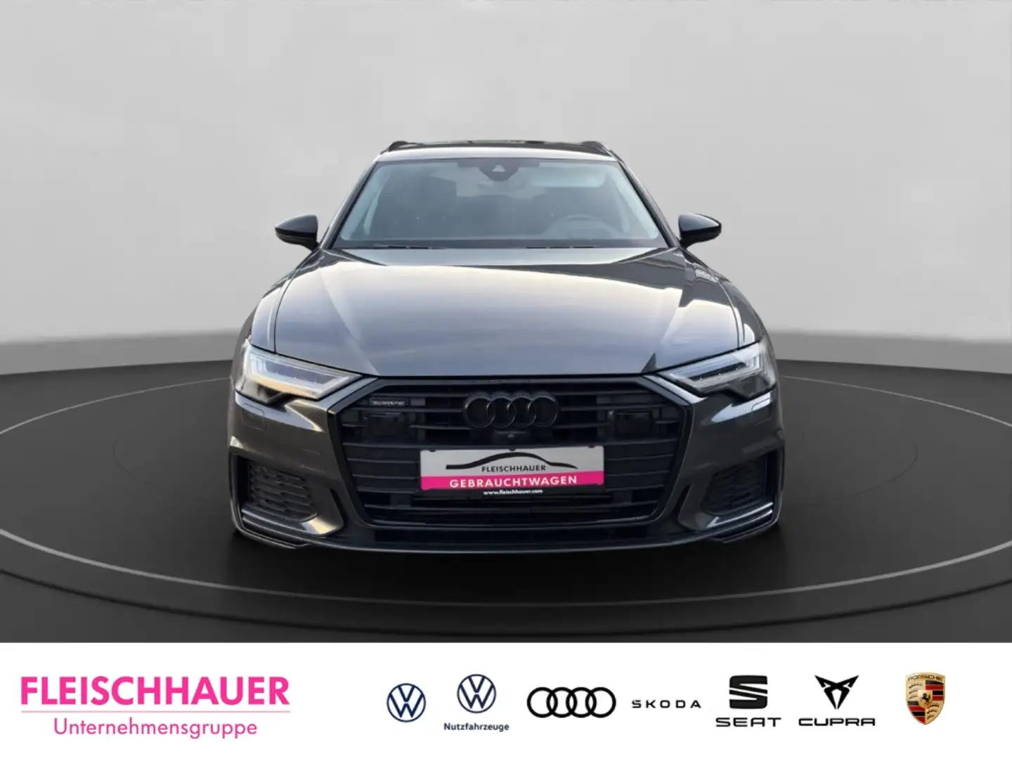 Audi A6 55 TFSI e sport Navi Leder AHK HD-Matrix-LED Grau - 2