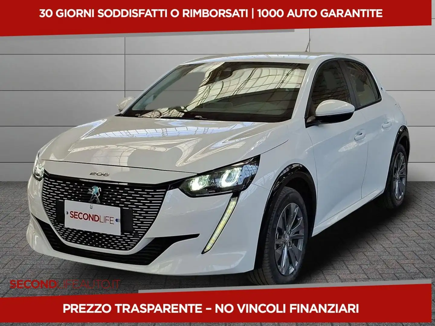 Peugeot 208 e- Active Pack 100kW Bianco - 1