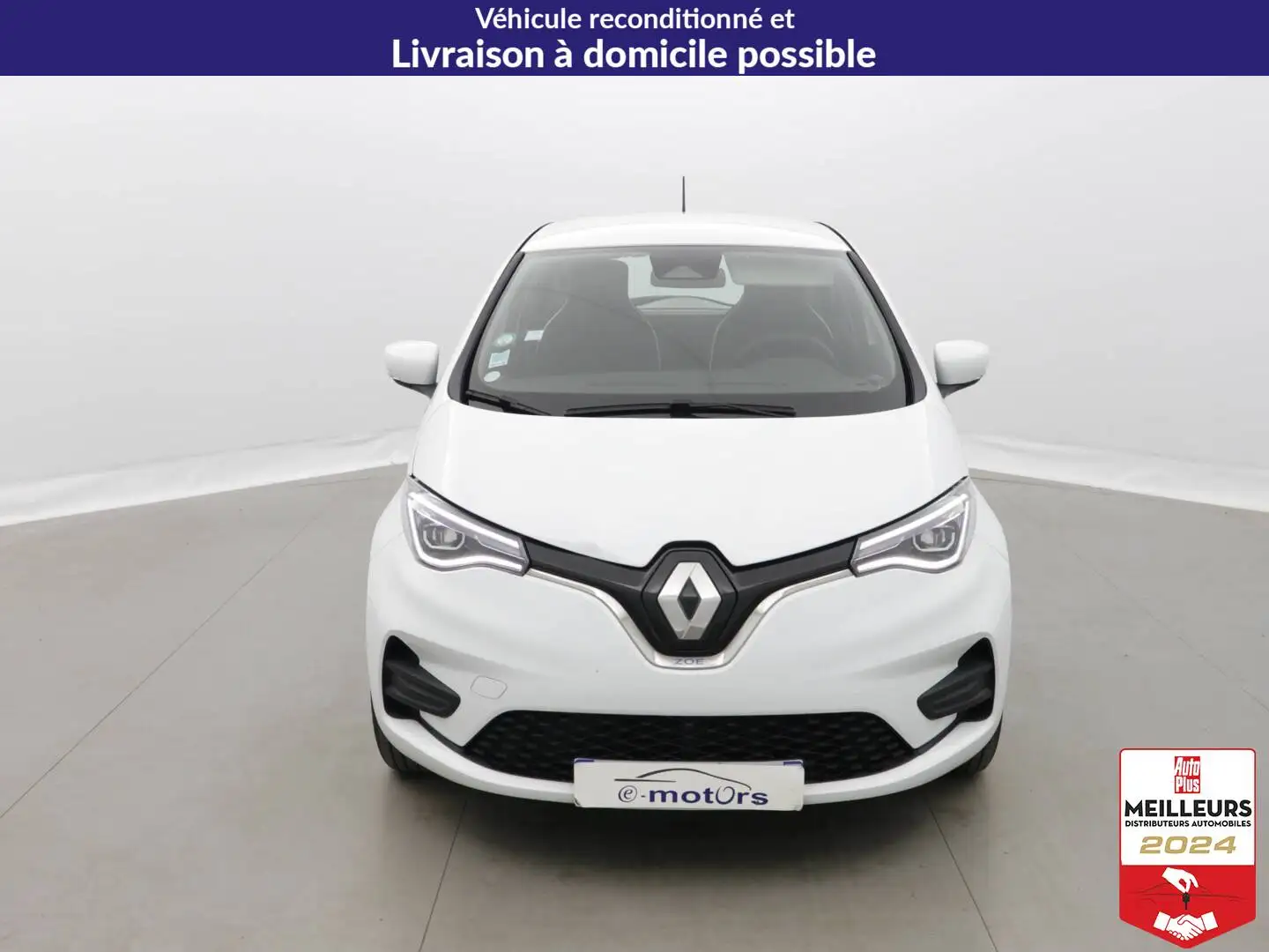 Renault ZOE R110 Achat Intégral Zen 2PL +GPS +PDC AR Blanc - 2