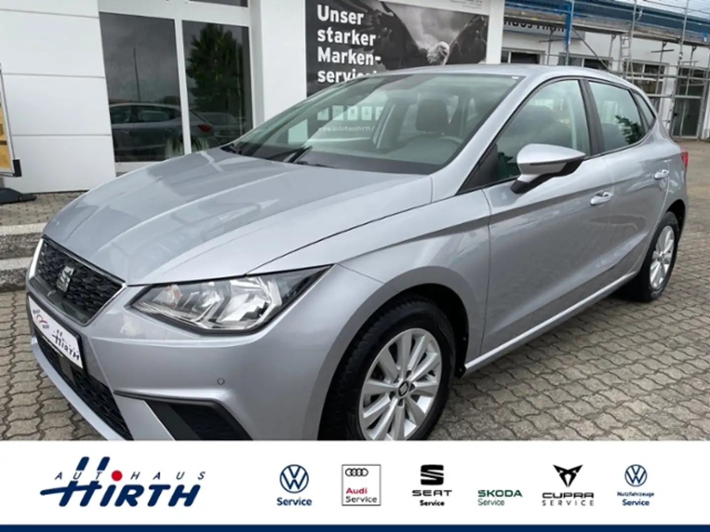SEAT Ibiza Style 1.0 TSI KLIMA LEDER ALU Zilver - 1
