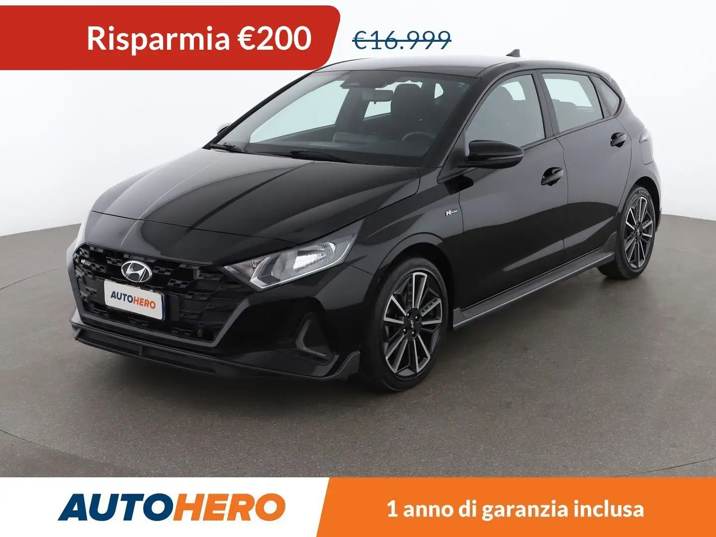 Hyundai i20 1.0 T-GDI Mild-Hybrid N-Line MHEV Nero - 1
