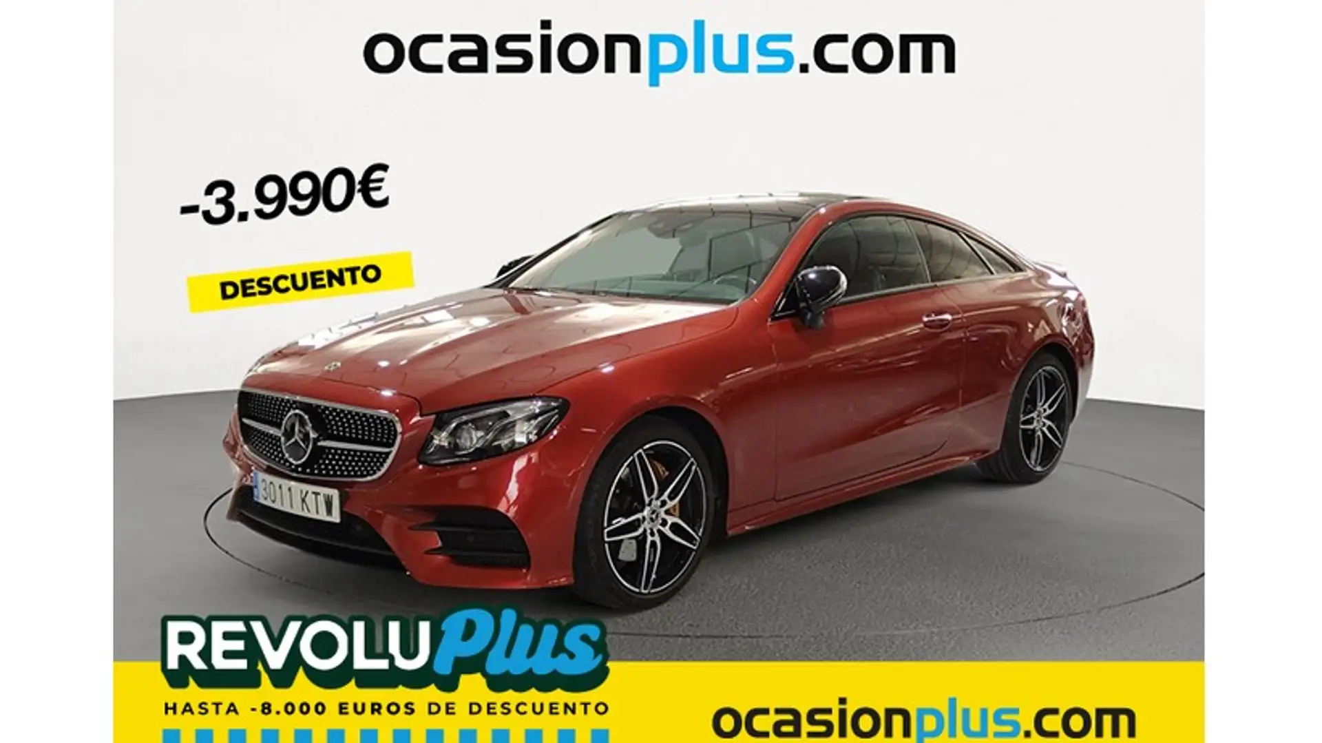 Mercedes-Benz E 220 Coupé 220d 9G-Tronic Rojo - 1