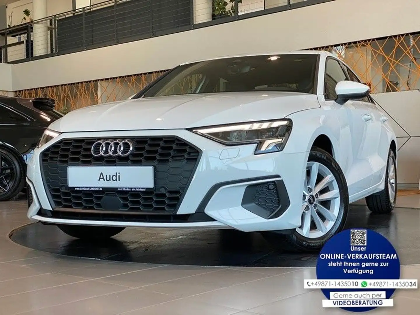 Audi A3 30 TFSI Limo ViCo LED B&O Ambiente Kamera Shz Weiß - 1