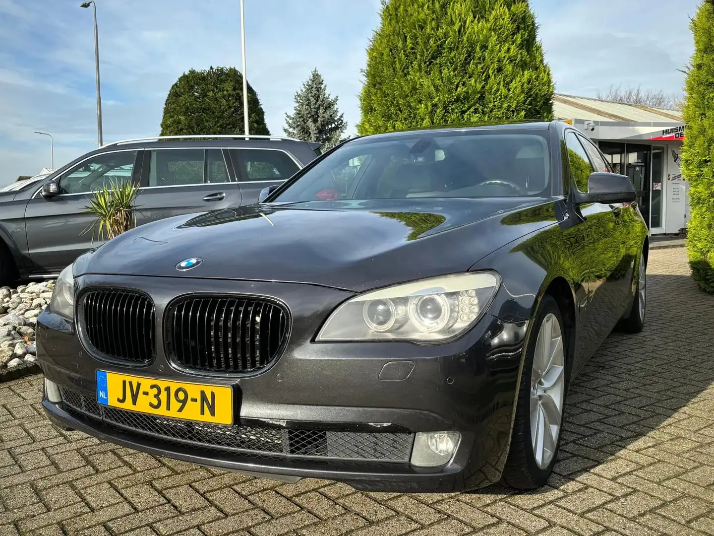 BMW 740 7-Serie 740I 2008 Nieuw Model Youngtimer Youngtime Gris - 1