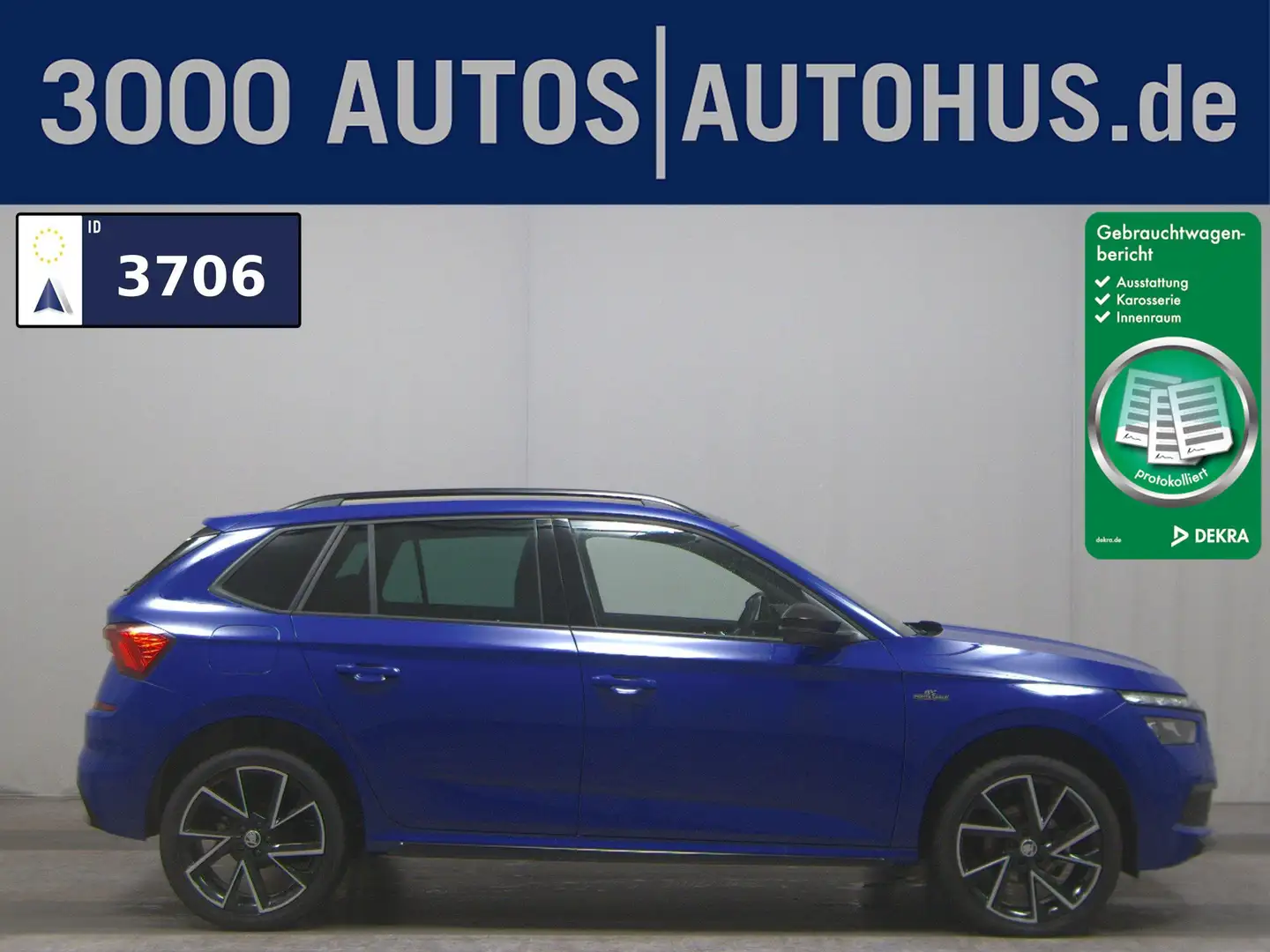 Skoda Kamiq 1.0 TSI Monte Carlo AHK LED Blau - 1