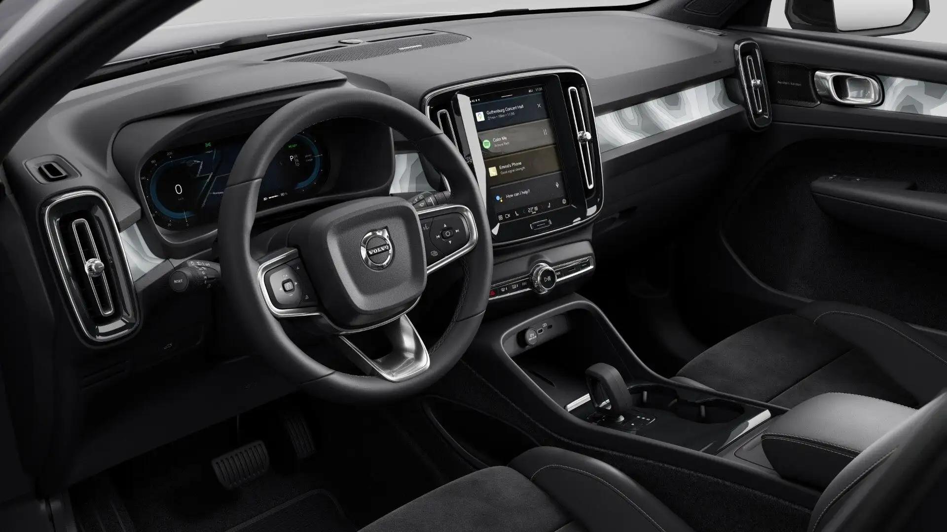 Volvo EC40 SINGLE MOTOR EXTENDED RANGE ULTRA 82 kWh -PANO.DAK Gris - 2