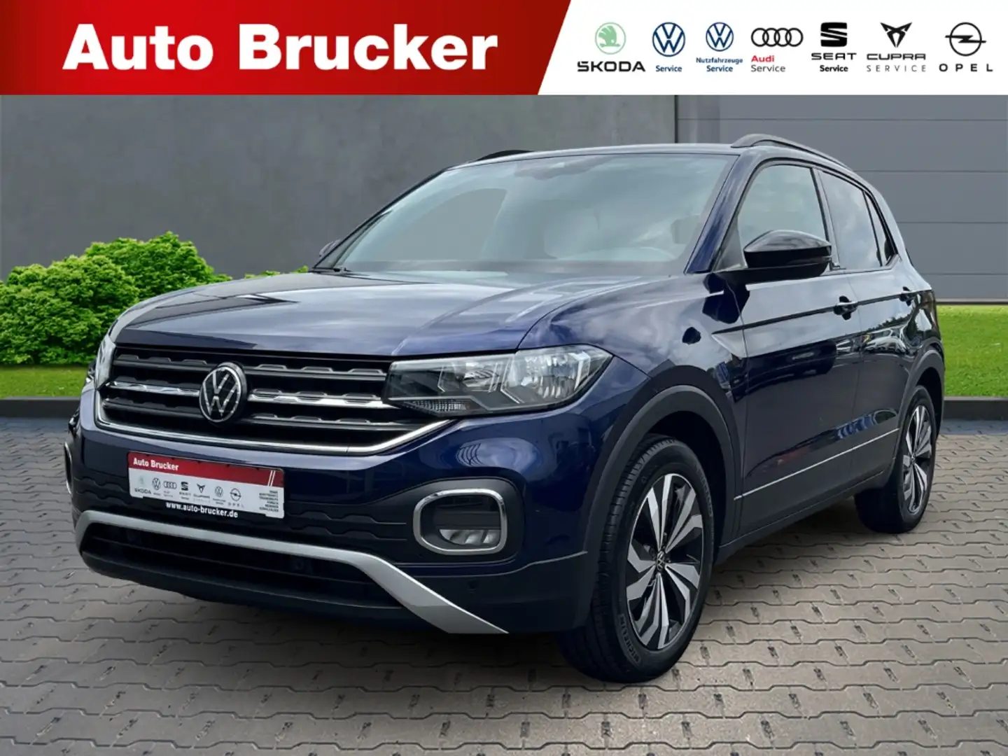 Volkswagen T-Cross United 1.0 TSI+Navigationsystem+Klimaautomatik Blue - 1