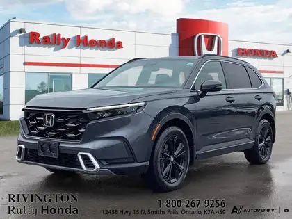 Gray 2024 Honda CR-V Hybrid SUV / Crossover  Automatic