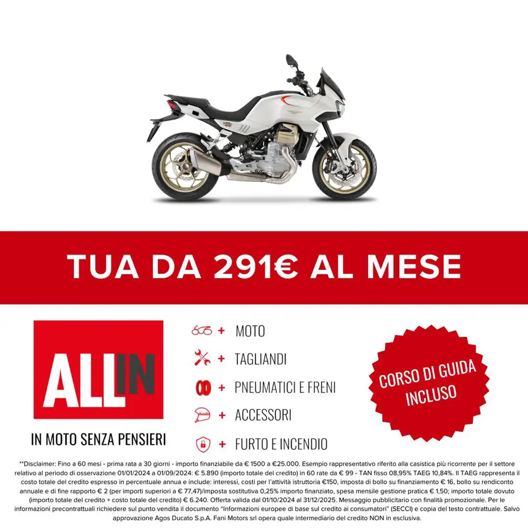 Moto Guzzi V 100 Mandello Biały - 2
