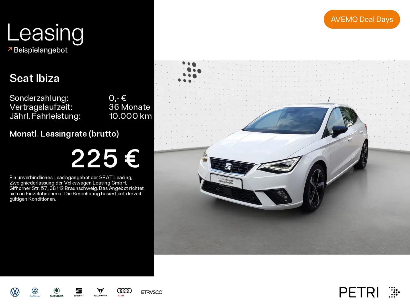 SEAT Ibiza FR 1.0 TSI 85 kW DSG*LED*Navi*SHZ Blanc - 1