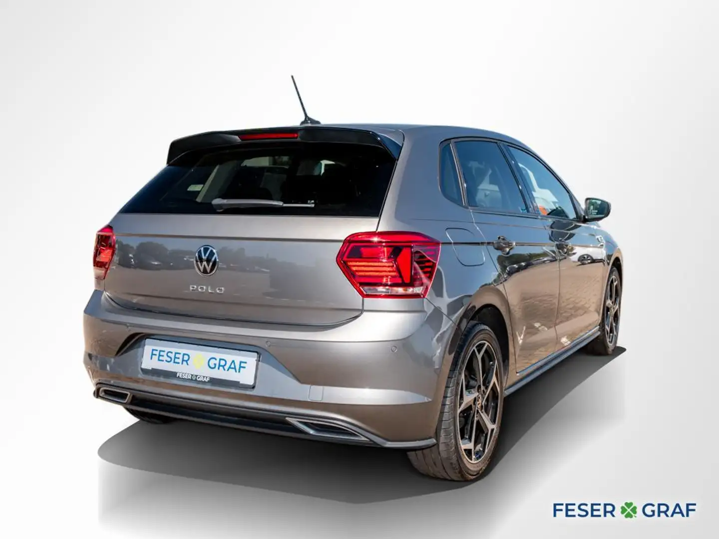 Volkswagen Polo R-Line 1.0TSI LED/PDC/DAB+/SHZ/6-Gang Gri - 2