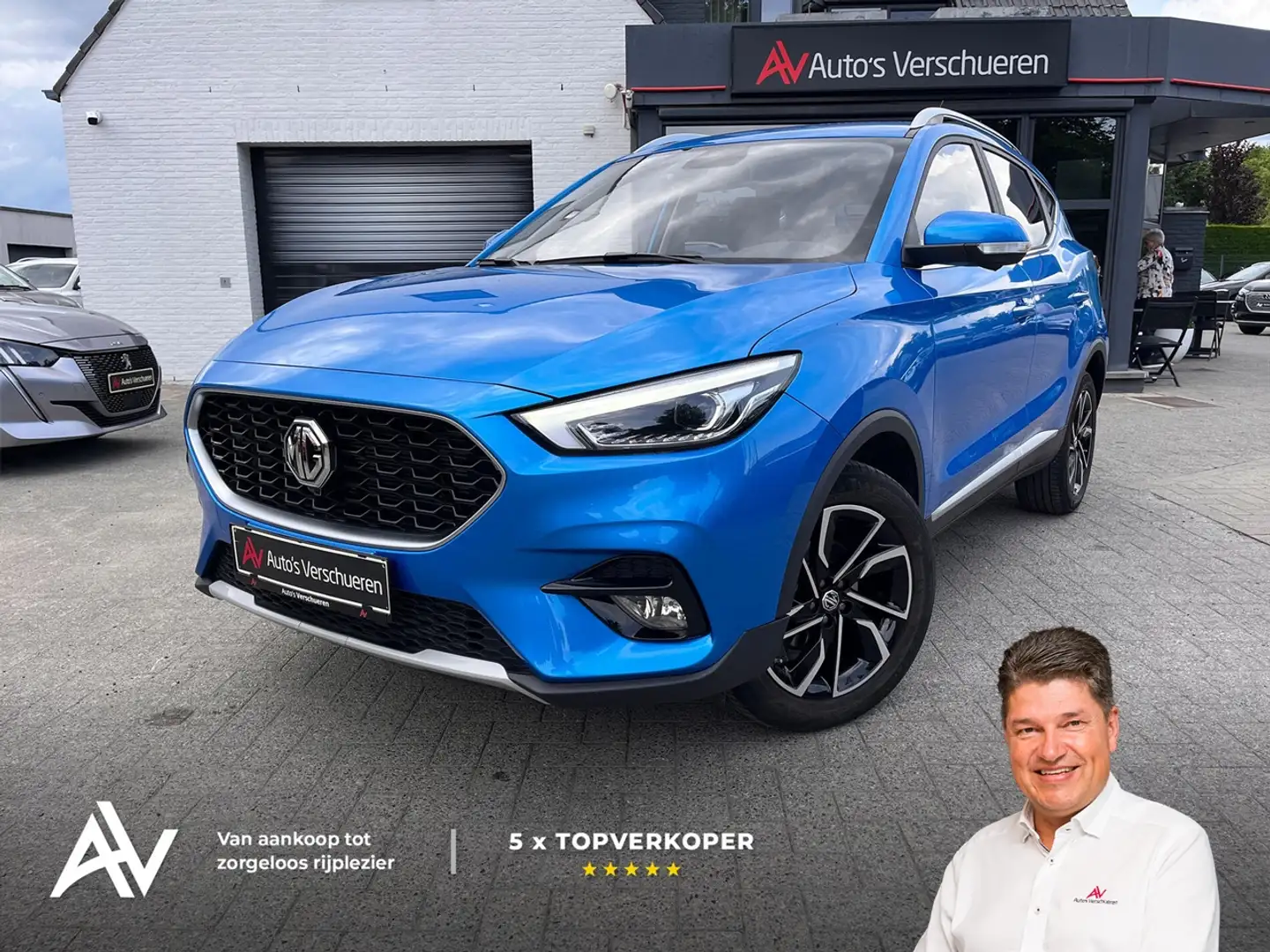 MG ZS 1.0 T-GDI Luxury AT ** 360° | Carplay/Android |... Blauw - 1