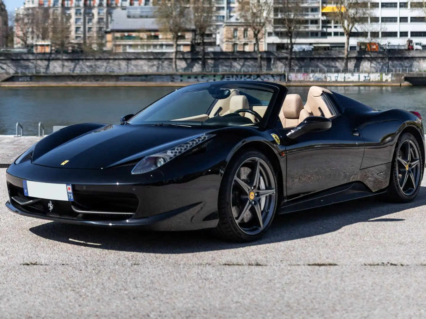 Ferrari 458 Spider Noir - 1
