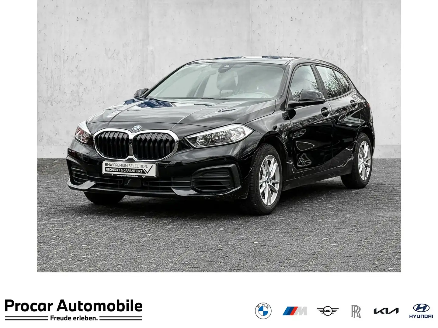 BMW 116 i Advantage NAVI+PDC+DAB+CARPLAY+SHZ Schwarz - 1