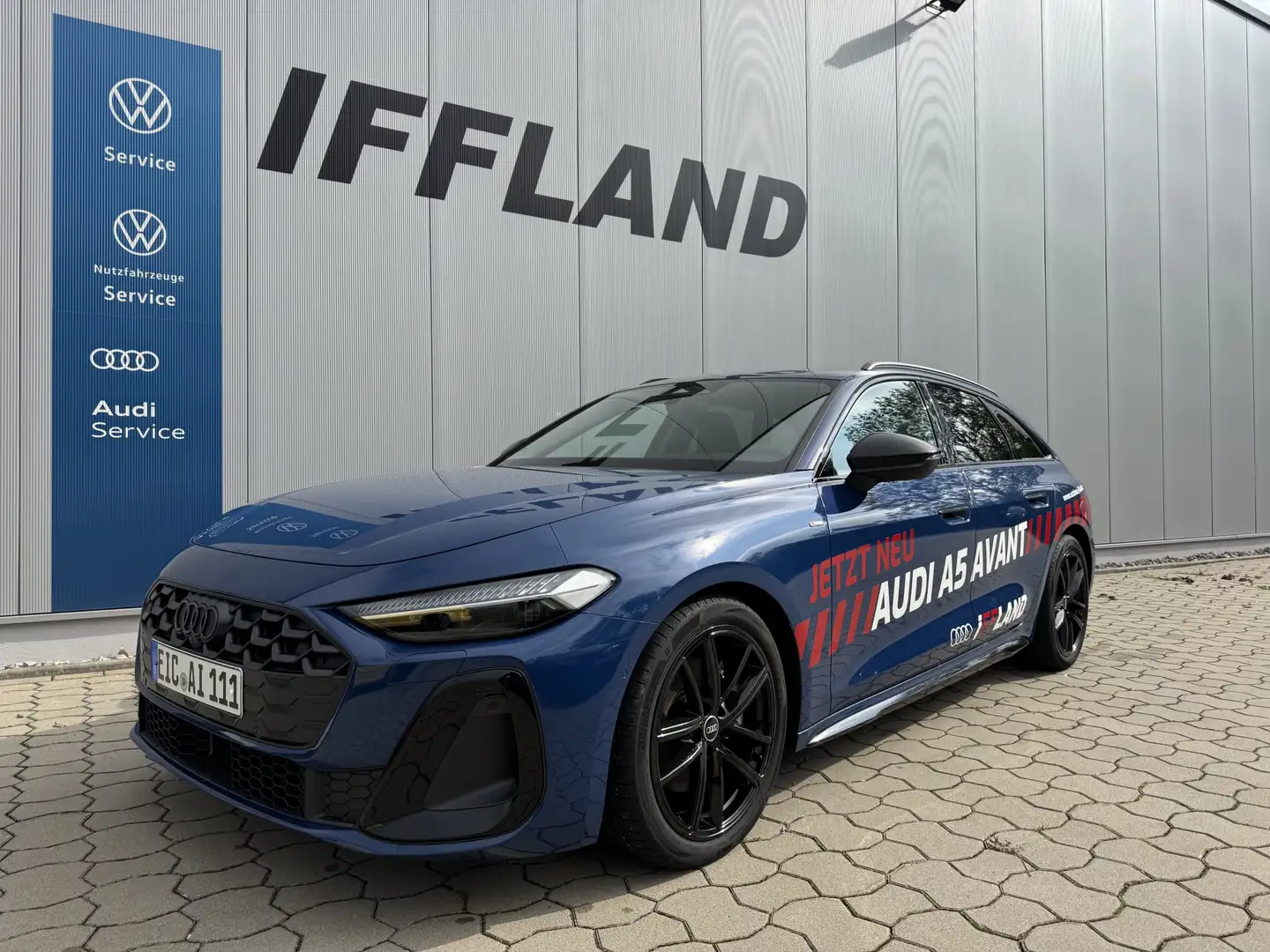 Audi A5 Avant 2.0 TDI*S line*Tech*AHK* Bleu - 1
