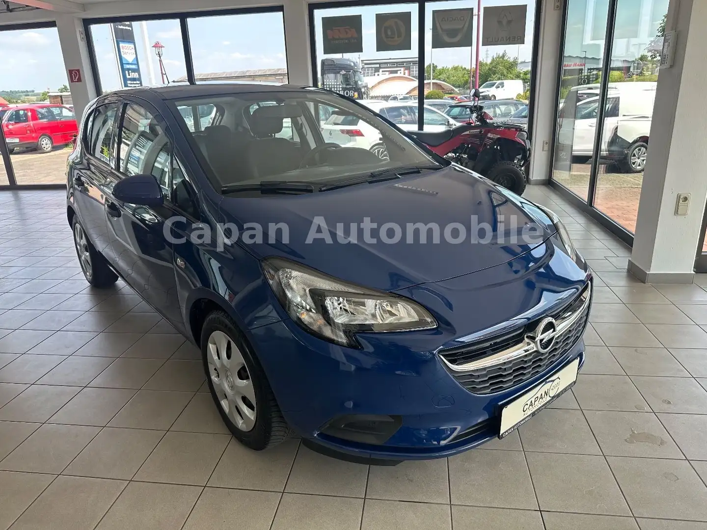 Opel Corsa E Selection Klima/Scheckheft/EURO6 Blu/Azzurro - 1
