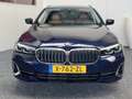 BMW 518 5-serie Touring 518d High Executive LEDER NAVIGATI Bleu - thumbnail 2