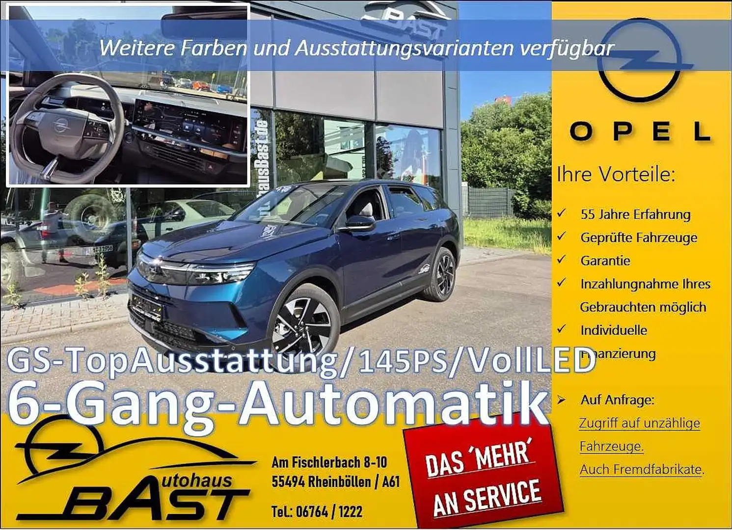 Opel Grandland 2025 TAGESZULASSUNG GS Automatik 145PS MatrixLED M - 1