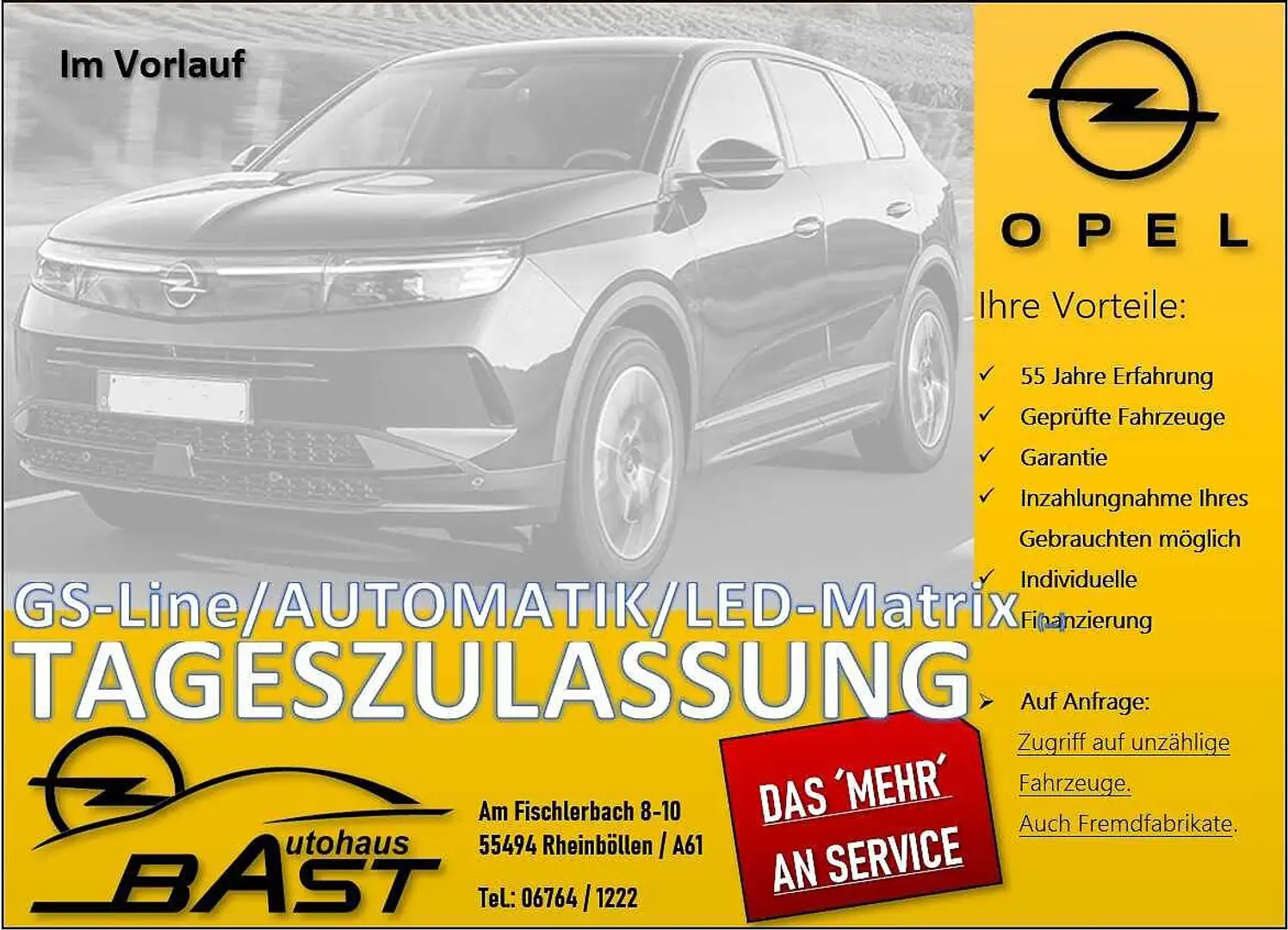 Opel Grandland 2025 TAGESZULASSUNG GS Automatik 145PS MatrixLED M - 1