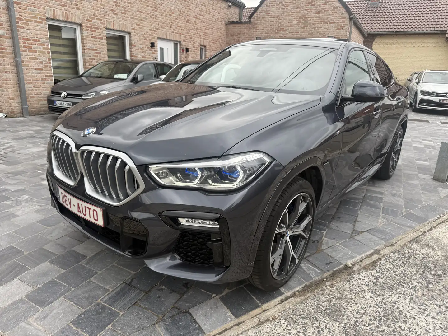 BMW X6 3.0 dAS*PACK M*LAZER*TOIT PANO*SOFT CLOS*etc Grijs - 1