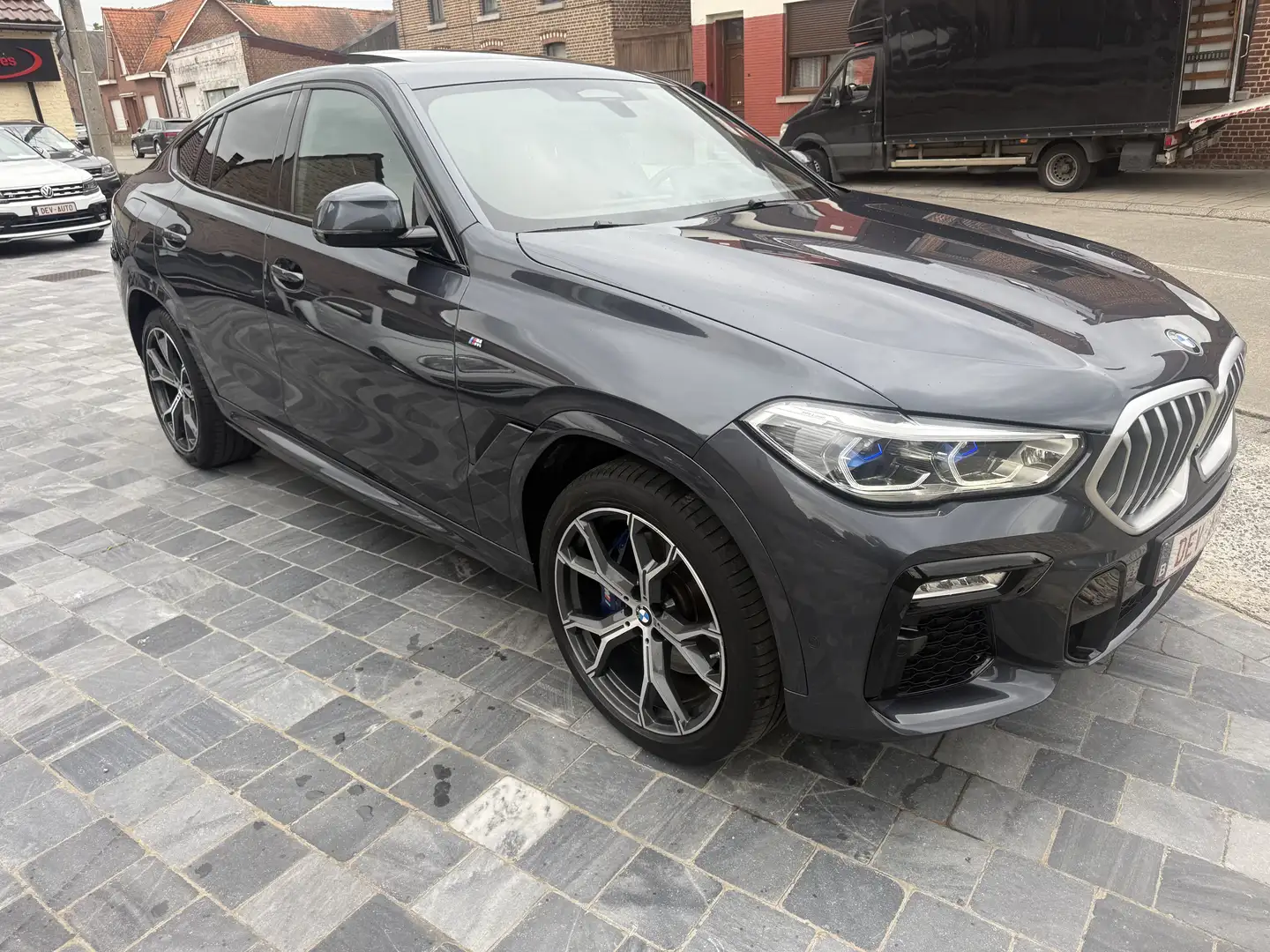 BMW X6 3.0 dAS*PACK M*LAZER*TOIT PANO*SOFT CLOS*etc Grijs - 2