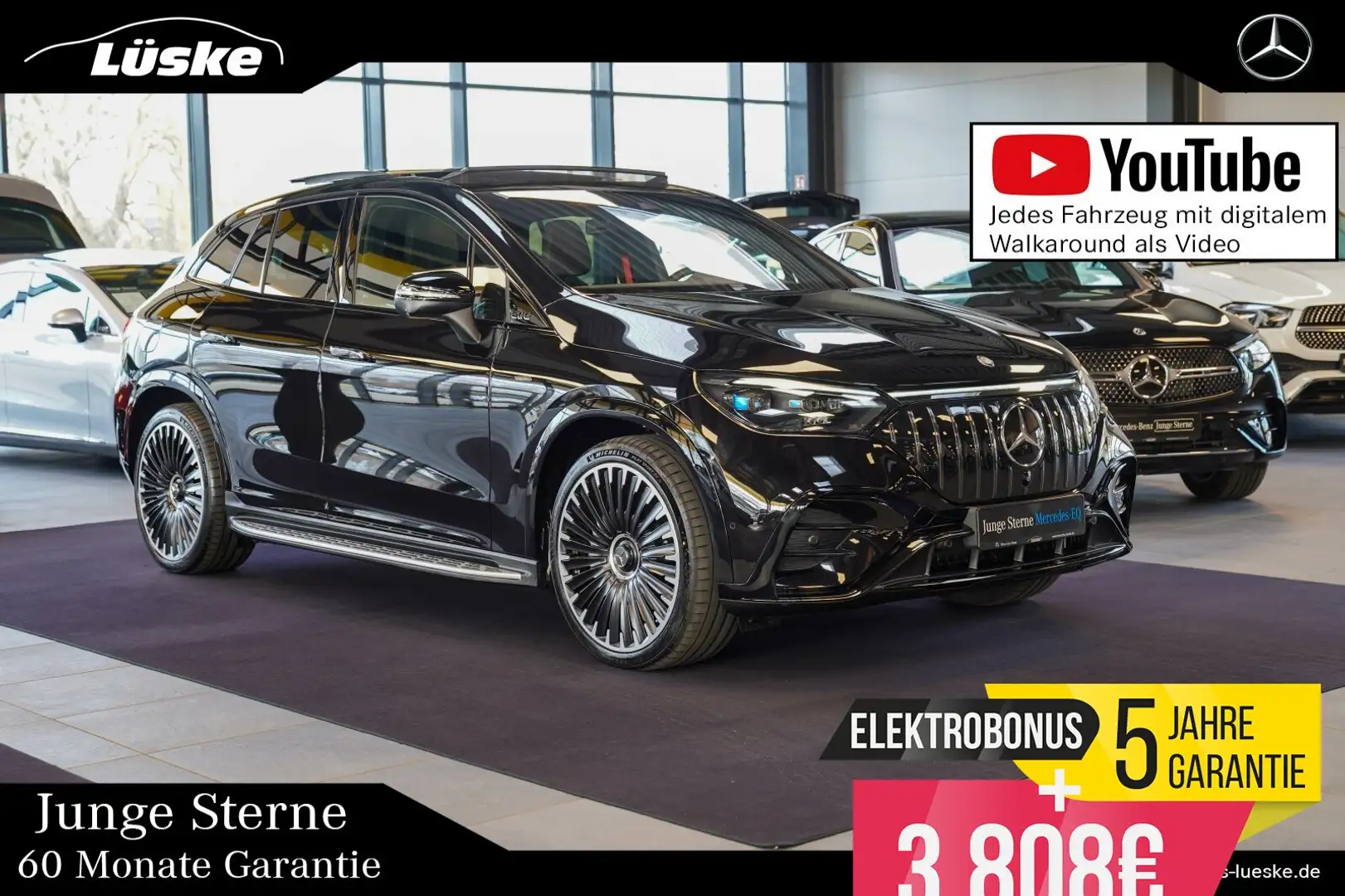 Mercedes-Benz EQE 43 EQE 43 AMG 43 AMG 4M Night  Premium Plus Schwarz - 1