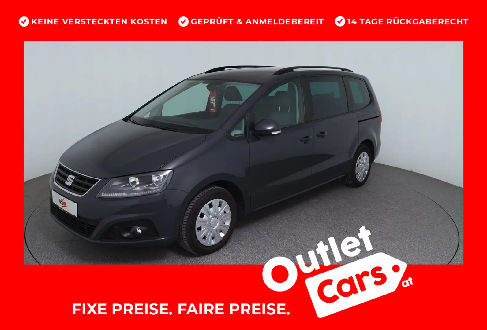 SEAT Alhambra Business TDI Grau - 1