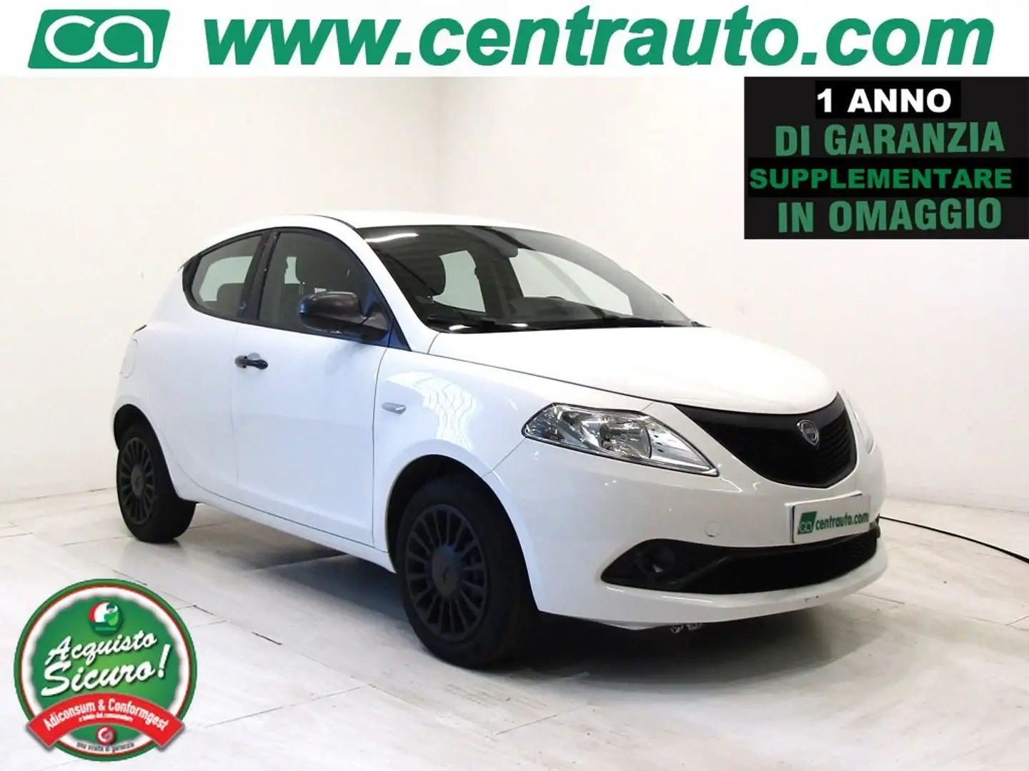 Lancia Ypsilon 1.0 FireFly Hybrid Ecochic 5P   *OK NEOPA.* Weiß - 1