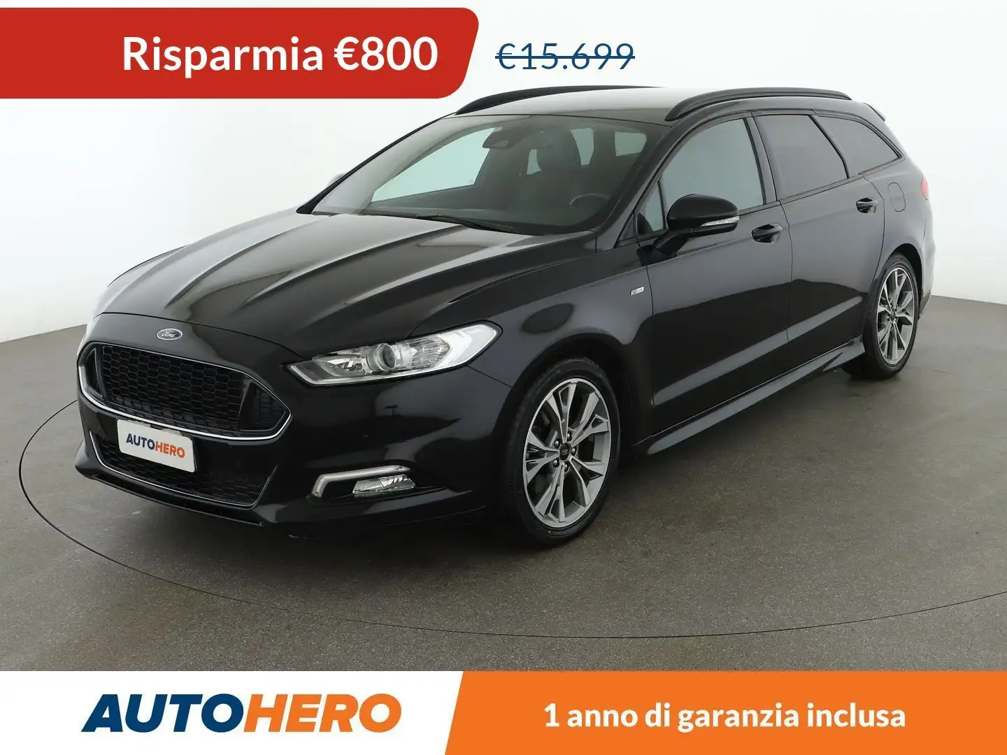 Ford Mondeo 2.0 TDCi ST-Line Business 150 CV Schwarz - 1