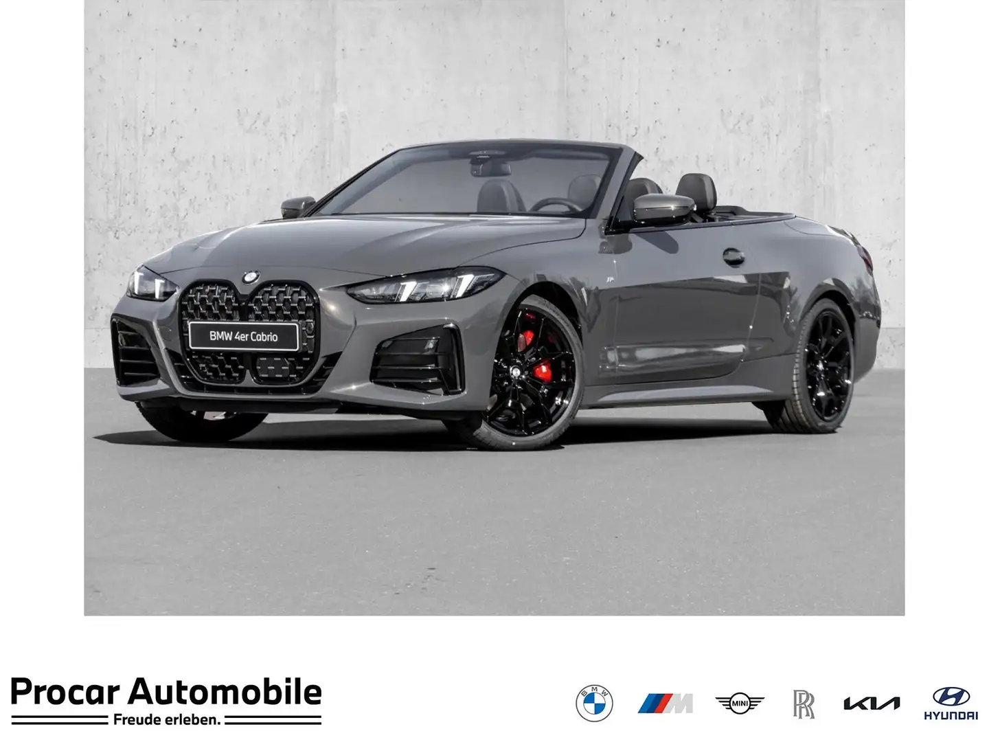 BMW 420 i M Sport ACC AHK HUD NAVI LED Sound Syst. Grigio - 1