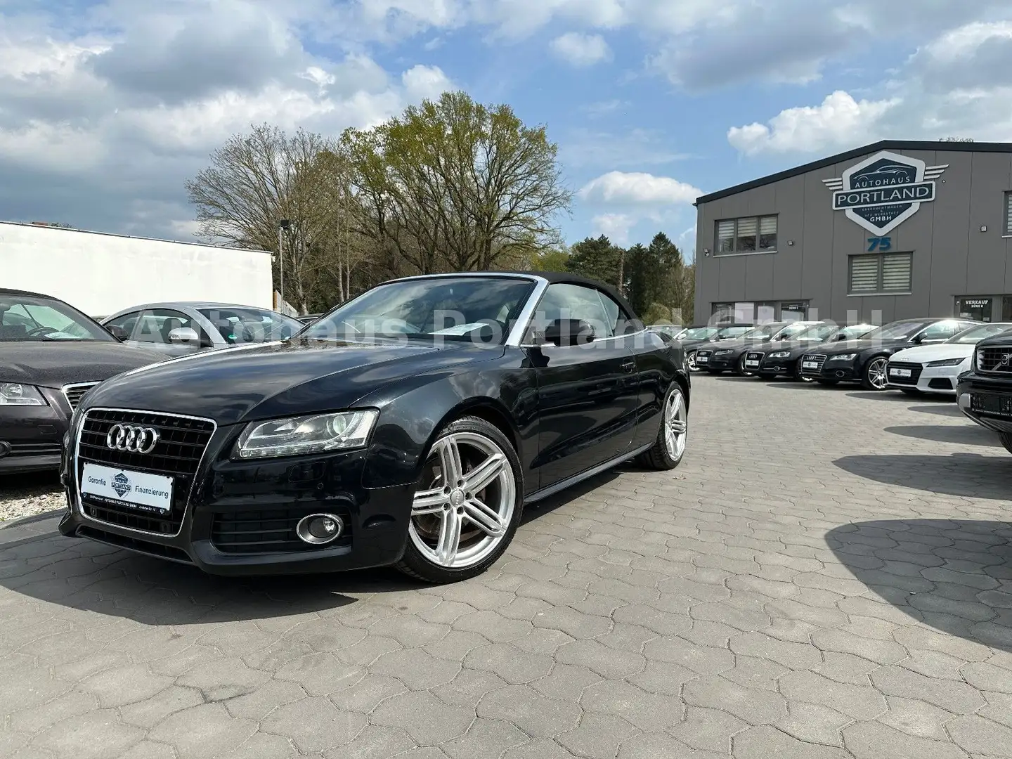 Audi A5 3.2 FSI Cabriolet S-line/ACC/4xSHZ/Multi Schwarz - 1