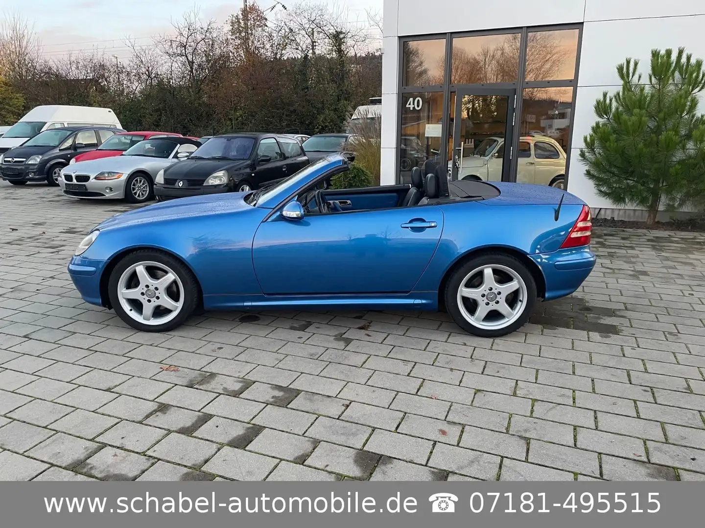 Mercedes-Benz SLK 320 Automatik 17"AMG KLIMA Bleu - 2