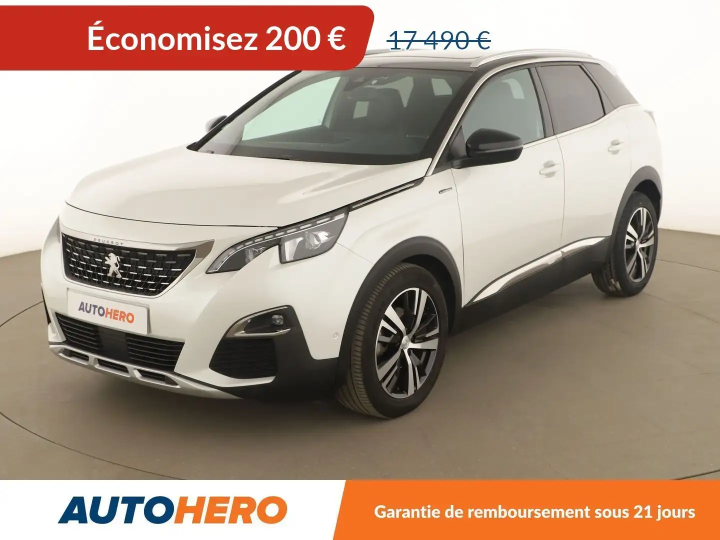 Peugeot 3008 1.6 THP GT Line EAT6 Blanc - 1