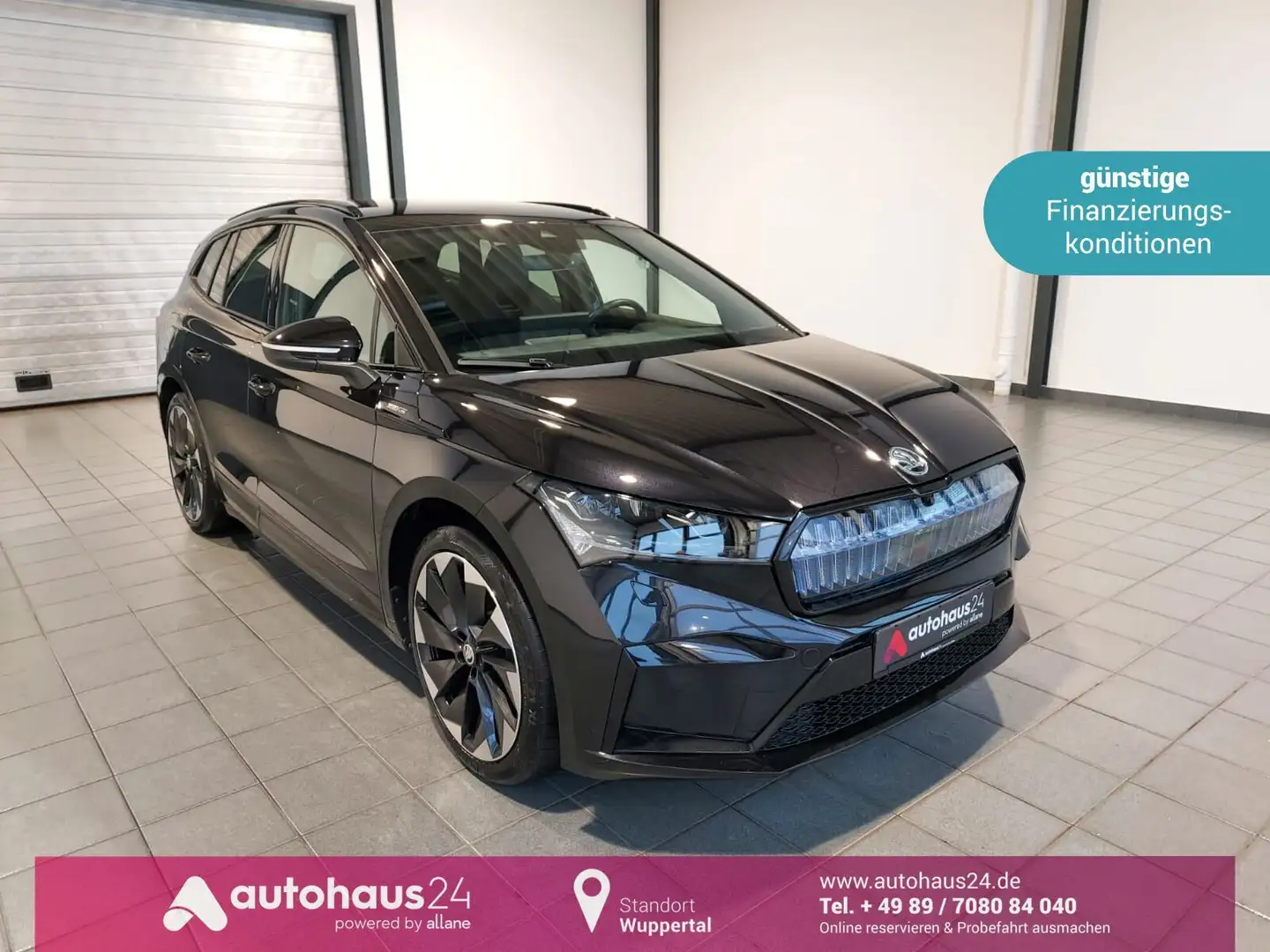 Skoda Enyaq iV 80 Sportline Wärmepumpe|Navi|CarPlay Schwarz - 1
