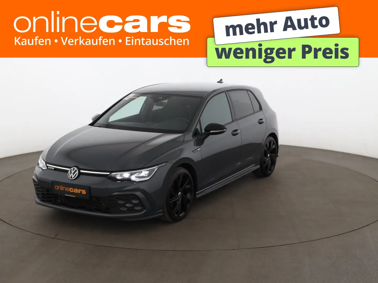 Volkswagen Golf VIII 2.0 TDI GTD Aut MATRIX AHK RADAR NAVI Grau - 1