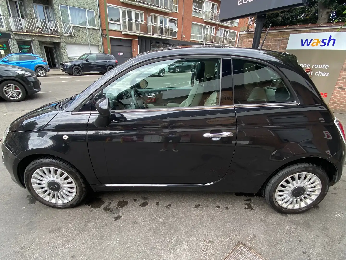 Fiat 500 500 1.2i Lounge Noir - 1