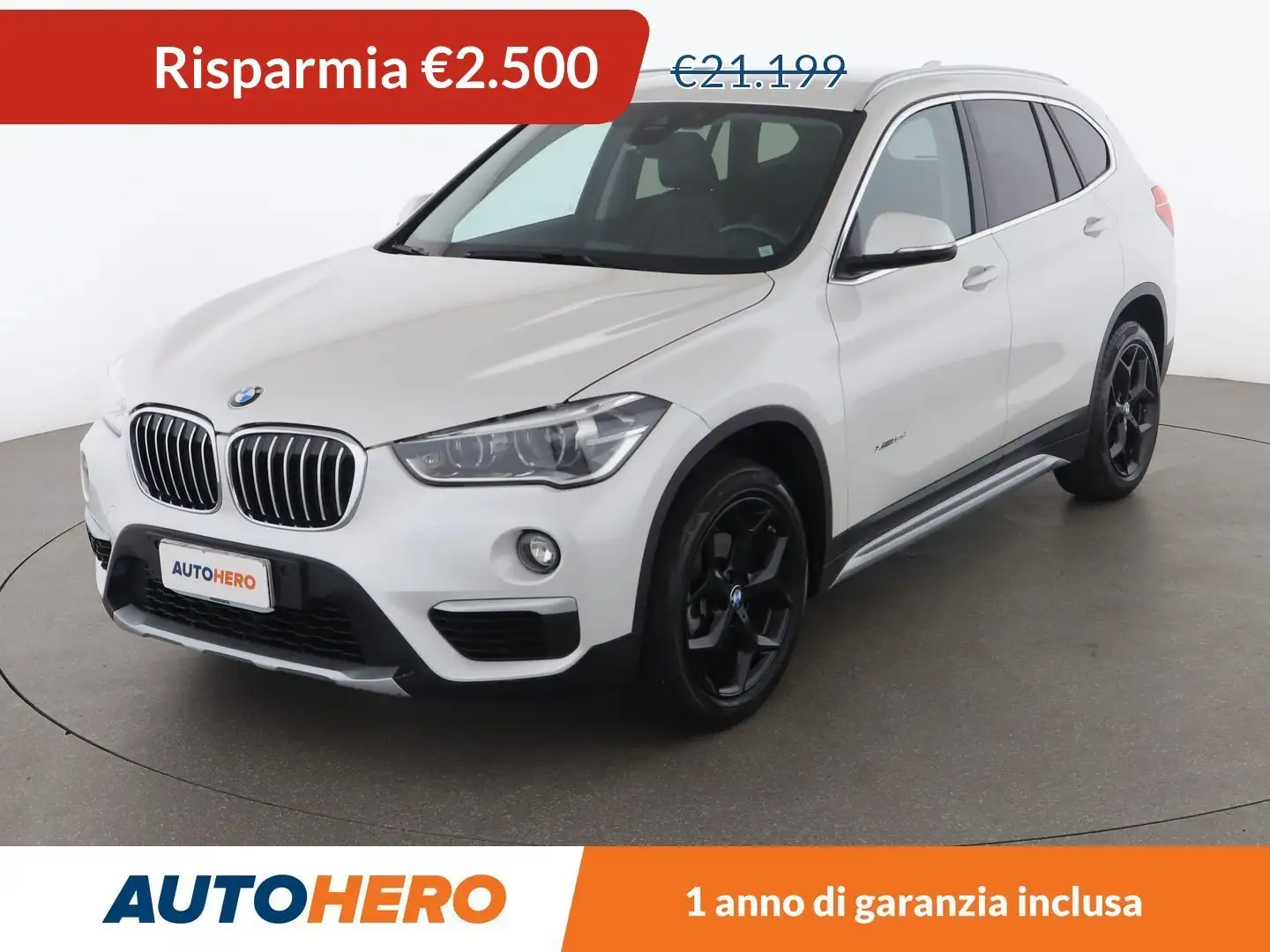 BMW X1 xDrive 18d xLine Weiß - 1